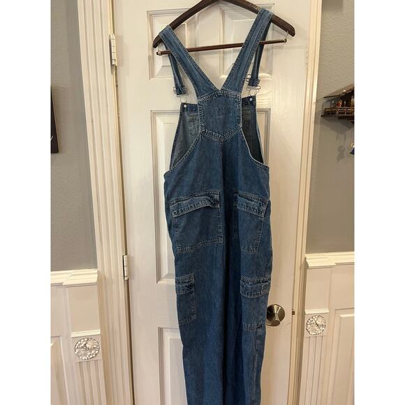 VTG Overalls D'Mode Classix Womans L Jean Bib Western Cowgirl Farm Barn Cottage - Picture 3 of 11